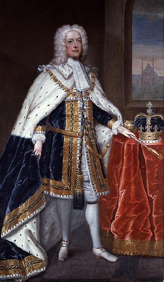 Charles Jervas Portrait of King George II Norge oil painting art